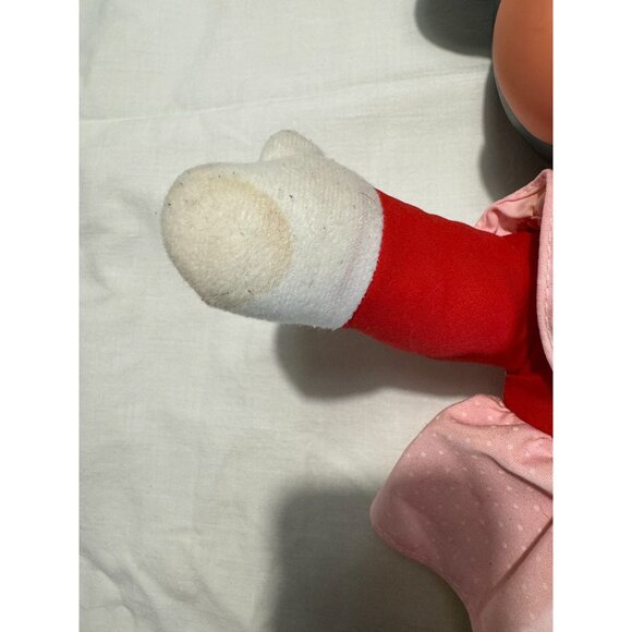 Mattel Minnie Mouse Learn to Dress Doll Pink Dress Bow 1980s Vintage STAINS - Picture 10 of 10